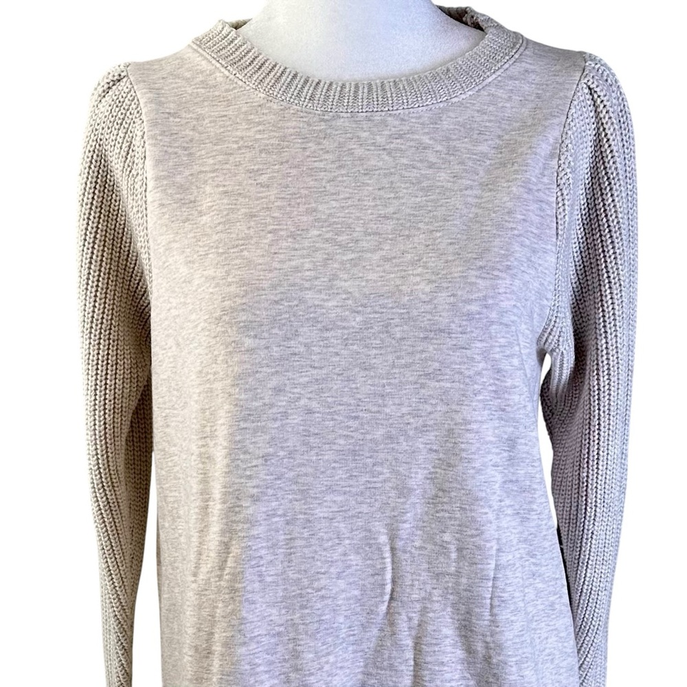 Splendid Mini Dress Knit Sleeves Sweatshirt Material Body Size XS - Picture 3 of 11